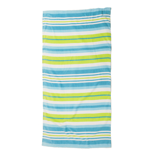 Pencil Stripe Hot Prints Brazilian Beach Towel - Turquoise