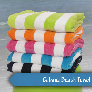 Cabana Beach Towel Ad