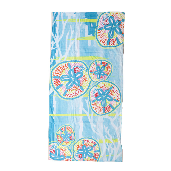 Dollars In The Sand Turquoise Hot Prints Brazilian Beach Towel