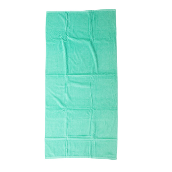 Aqua Brazilian Solids Beach Towel