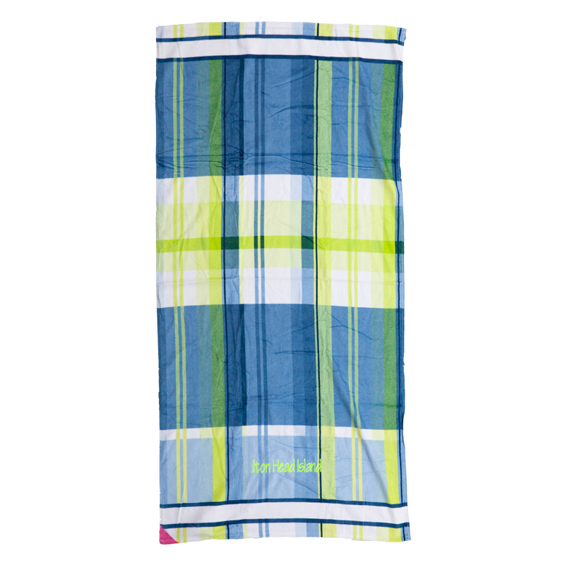 Plaid Hot Prints Brazilian Beach Towel